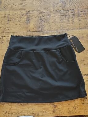 Calliope Golf Black Women's Skort with Front Pockets